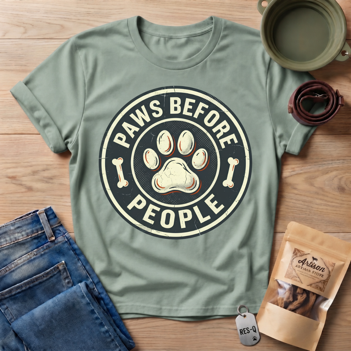 Paws Before People T-Shirt