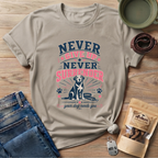 Pink Never Give Up Never Surrender T-Shirt