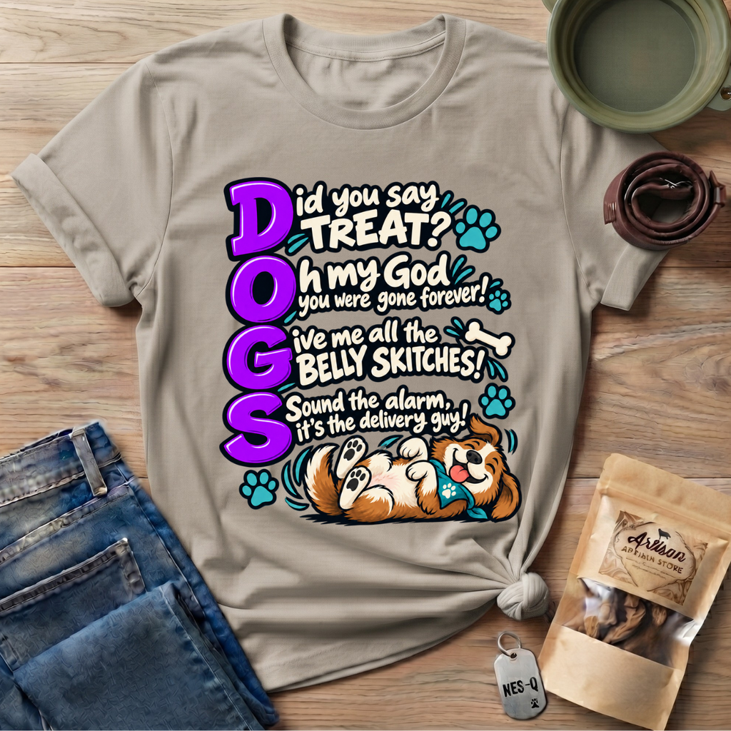 Violet DOGS   T-Shirt
