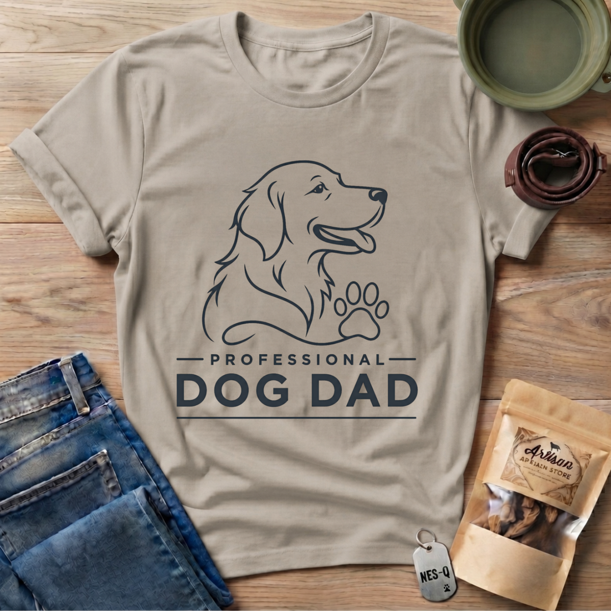 Prof Dog Dad T-Shirt