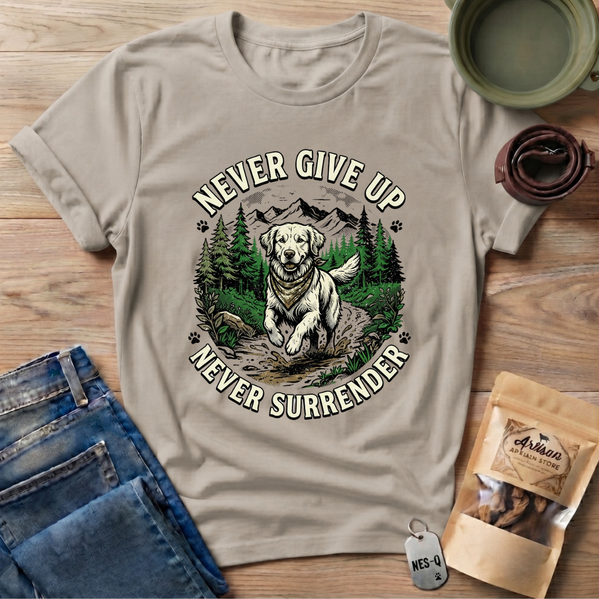 Rugged Never Surrender T-Shirt