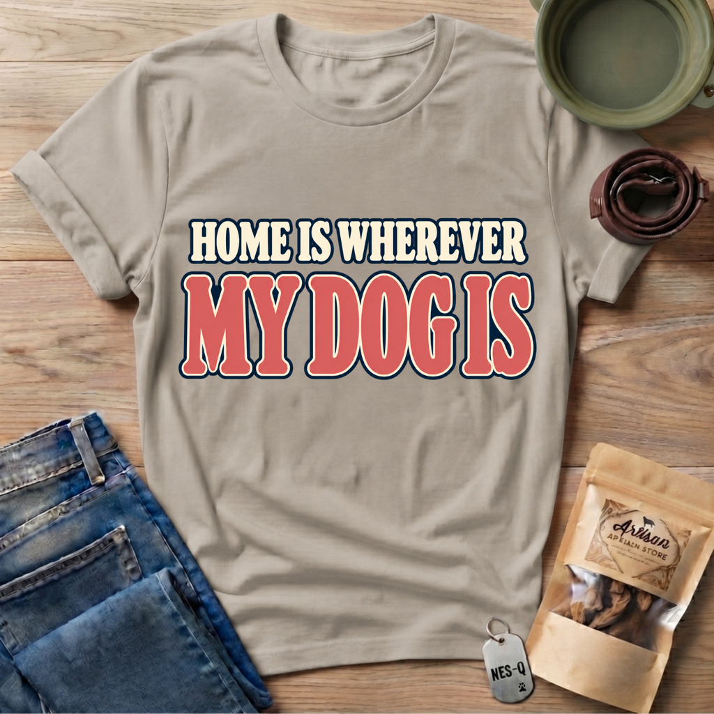 Home Is Text T-Shirt