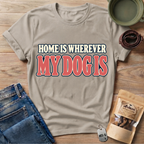 Home Is Text T-Shirt