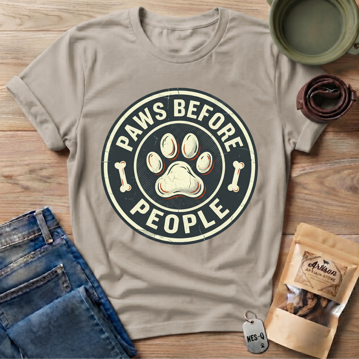 Paws Before People T-Shirt