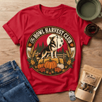 Howl Harvest Club T-Shirt in Cherry Red